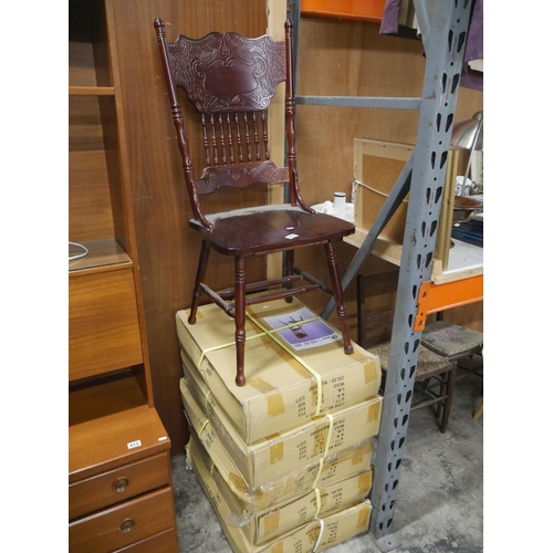 800 - 6 NEW DINING CHAIRS (5 STILL IN BOXES)