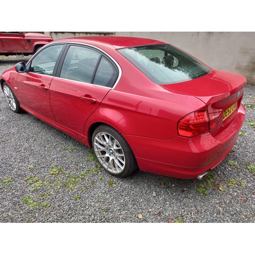 105 - BMW 320 WITH TAX BOOKD ES, 2010 
SOLD AS FOUND