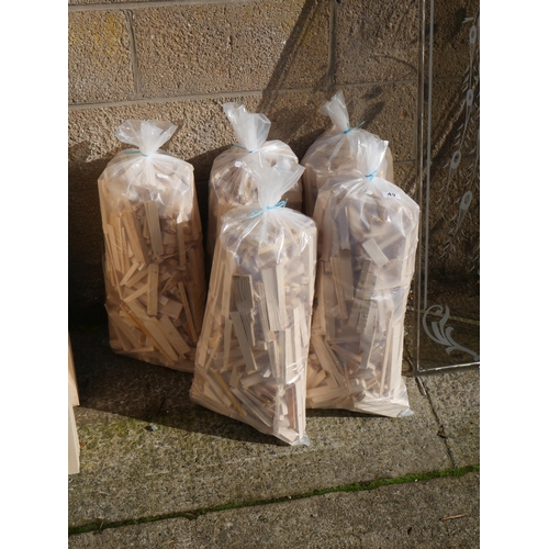 49 - 5 BAGS OF FIRELIGHTERS