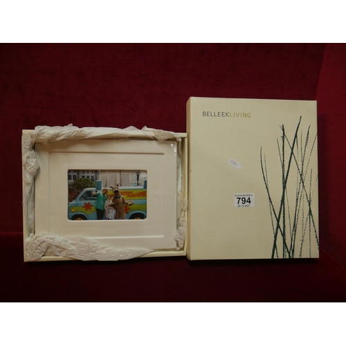 794 - BELLEEK LIVING PHOTO FRAME