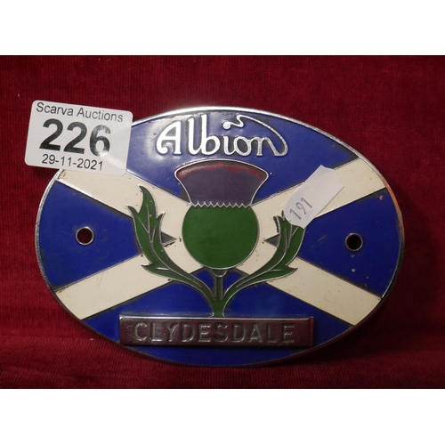 226 - ALBION SIGN