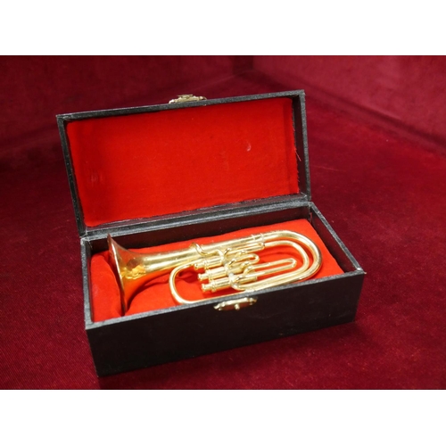 233 - MINIATURE CASED TUBA