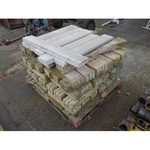 24 - PALLET OF KERBS & EDGINGS