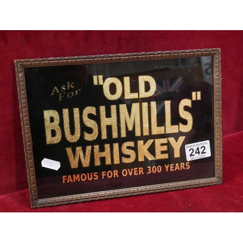 242 - HAND PAINTED BUSHMILLS WHISKEY SIGN