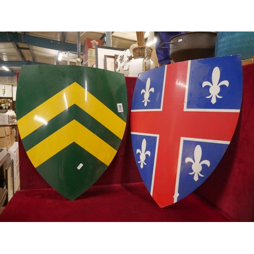 248 - 2 COAT OF ARMS SHIELDS