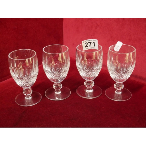 271 - 4 WATERFORD GLASSES