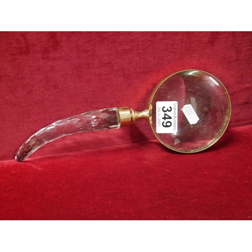 349 - LARGE MAGNIFYING GLASS