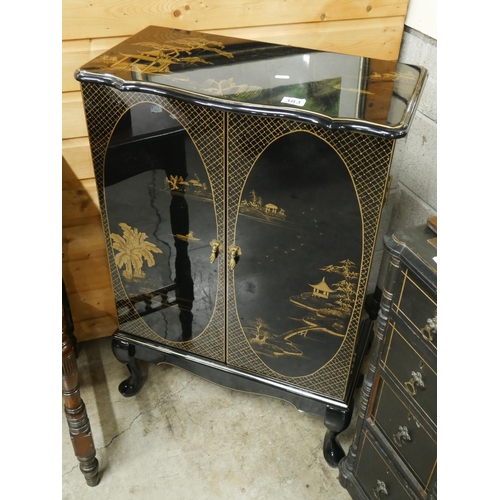 383 - LACQUERED CABINET