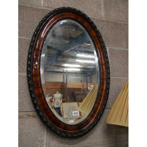 416 - FRAMED MIRROR