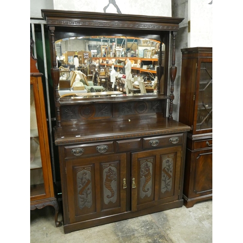 434 - MIRROR BACK SIDEBOARD