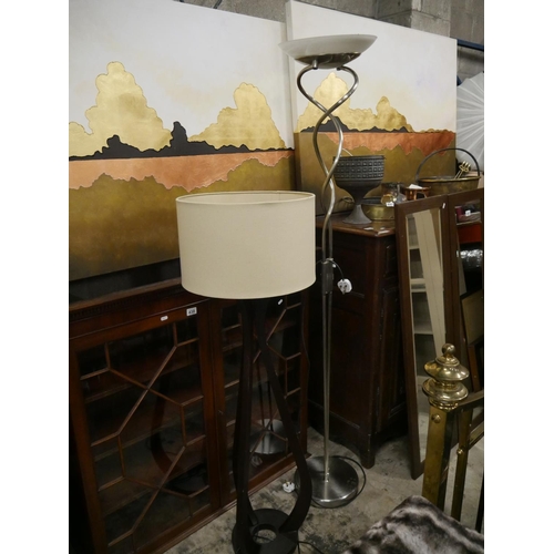 439 - 2 STANDARD LAMPS