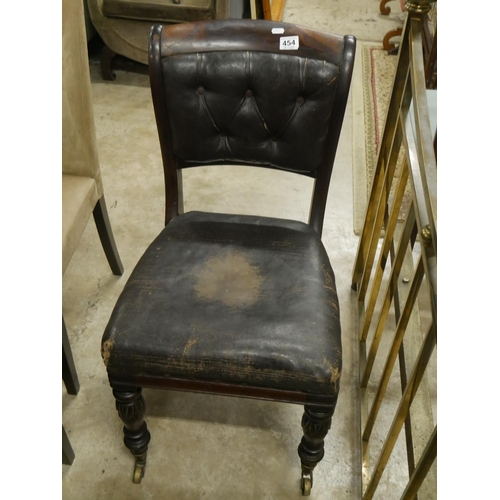 454 - VICTORIAN CHAIR