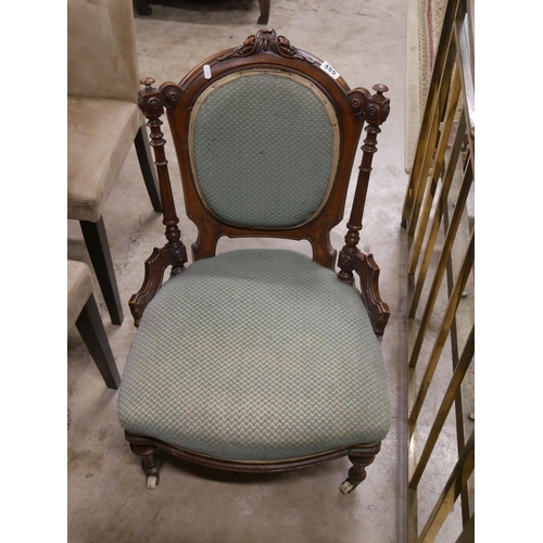 455 - VICTORIAN NURSING CHAIR