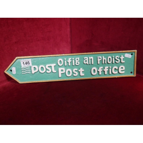 146 - IRISH POST OFFICE SIGN