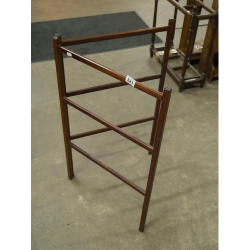 321 - MAHOGANY TOWEL RAIL