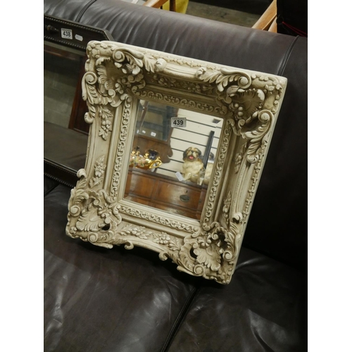 439 - FRAMED MIRROR