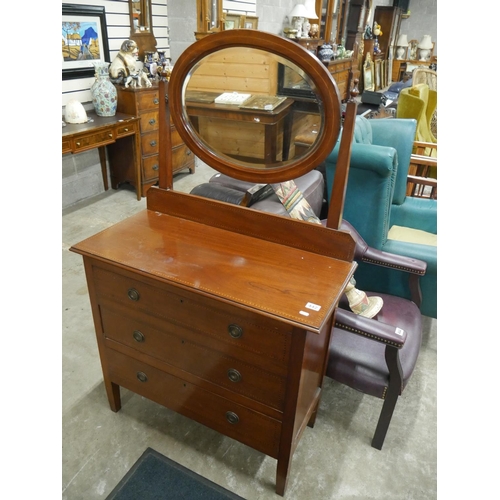 442 - INLAID DRESSING TABLE