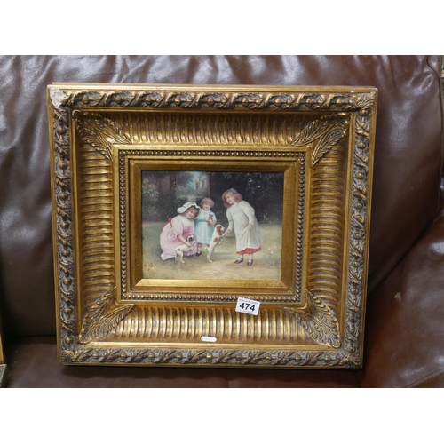 474 - GILT FRAMED PRINT