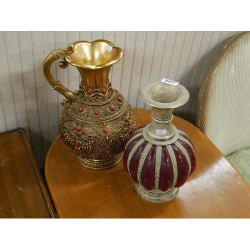 527 - 2 DECORATIVE VASES