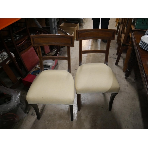 558 - 2 BAR BACK CHAIRS