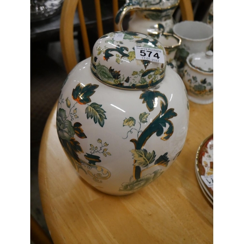 574 - MASONS GINGER JAR