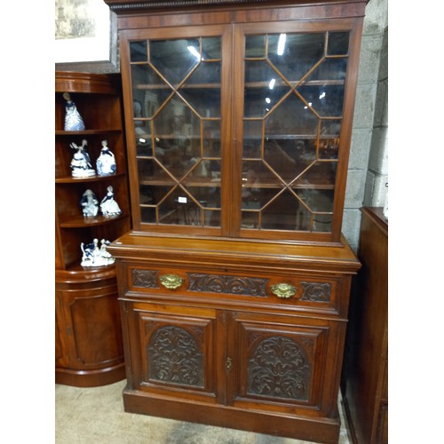 405 - SECRETAIRE BOOKCASE