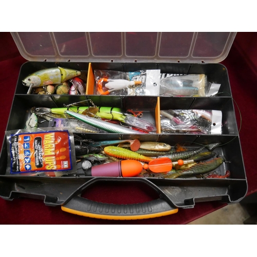 177 - BOX OF FISHING LURES