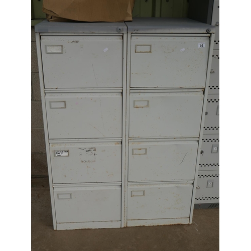 93 - 2 FILING CABINETS