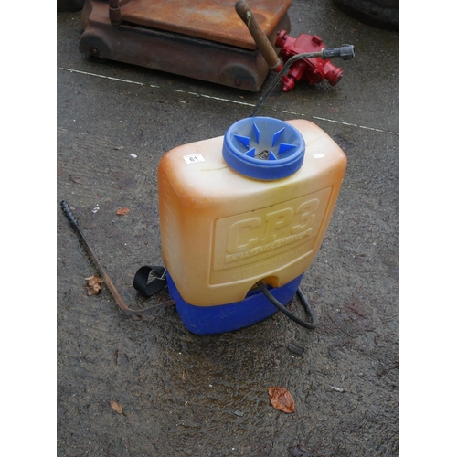 61 - KNAPSACK SPRAYER