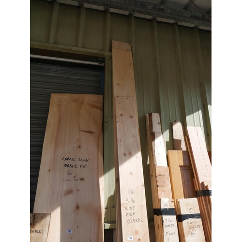 130 - 3 WIDE PINE BOARDS