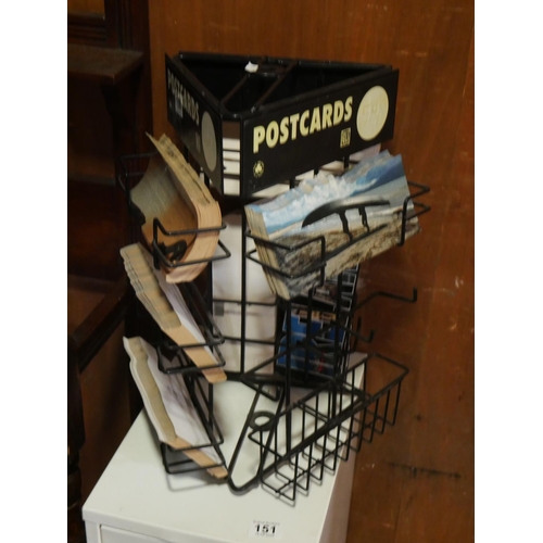 150 - POSTCARD DISPLAY RACK