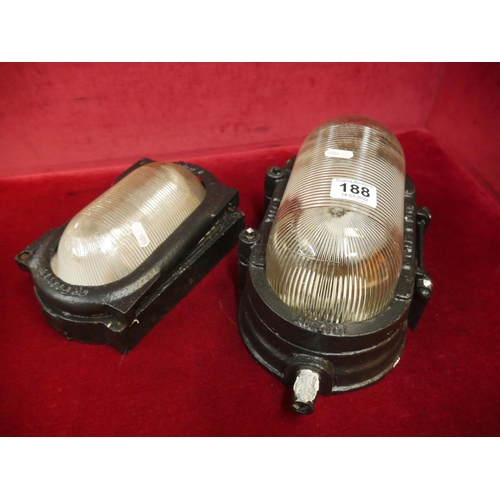 188 - 2 BULK HEAD LIGHTS