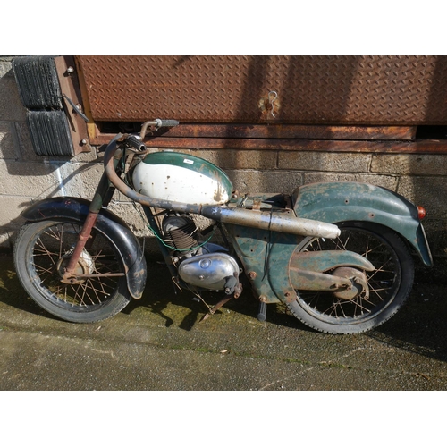 55 - FRANCIS BARNETT MOTORBIKE FOR SPARES OR REPAIR