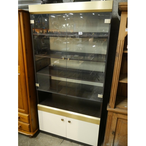 726 - GLASS FRONT DISPLAY UNIT