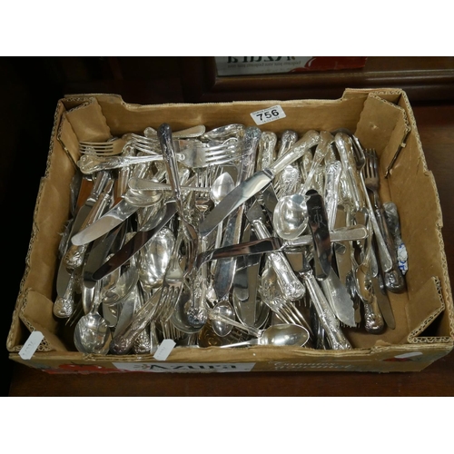 756 - BOX OF CUTLERY