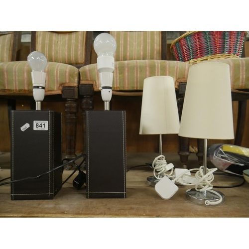 841 - LOT OF TABLE LAMPS