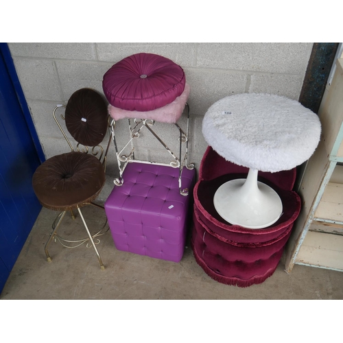 108 - LOT OF OCCASIONAL STOOLS