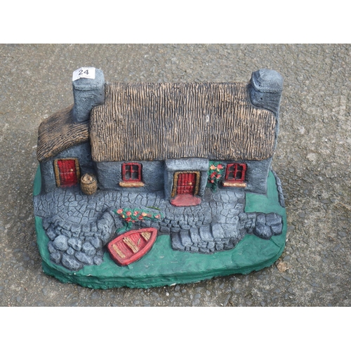 24 - PAINTED MODEL COTTAGE