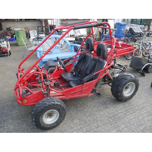 102 - MOTO-ROMA 2 SEATER BEACH BUGGY (NEEDS BATTERY & FUEL FLUSH)