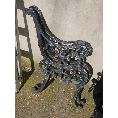 119 - PAIR OF SEAT ENDS