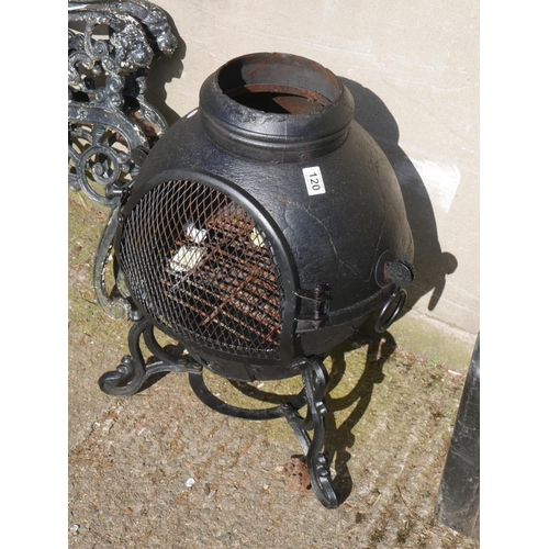 120 - CHIMINEA (NO FLUE)