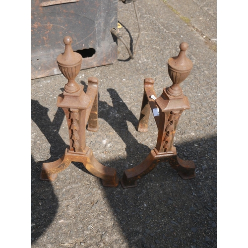 41 - PAIR OF FIRE DOGS