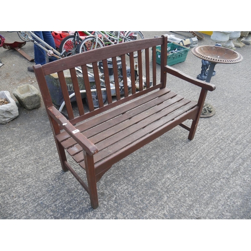 84 - WOODEN GARDEN SEAT