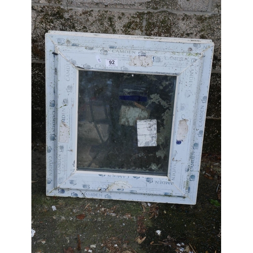 92 - SMALL PVC WINDOW