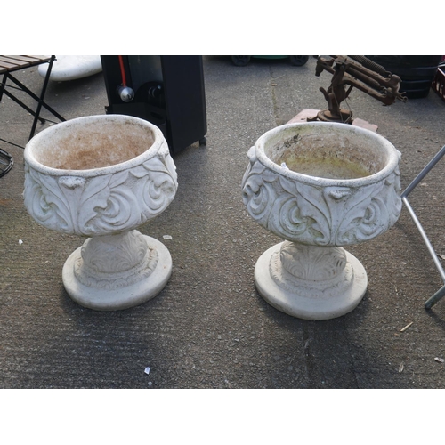 95 - 2 CONCRETE PLANTERS
