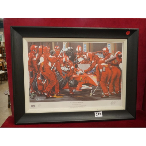 213 - F1 LIMITED EDITION PRINT