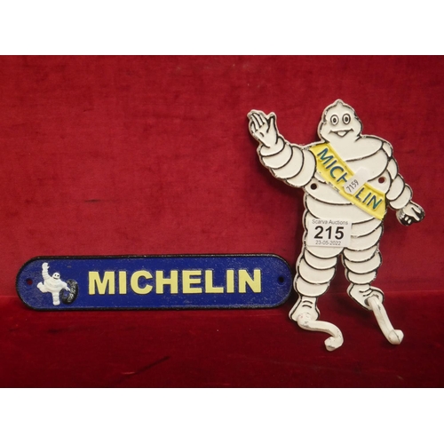 215 - 2 MICHELIN SIGNS