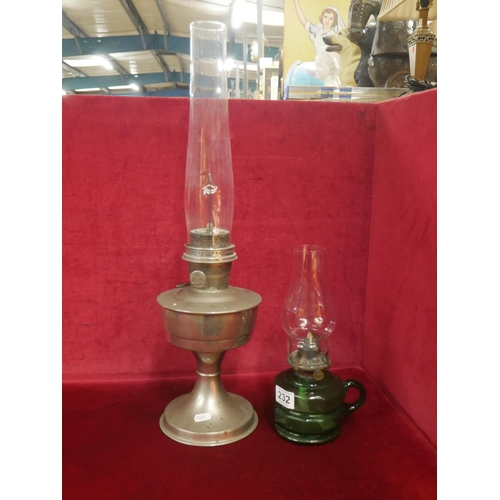 232 - FINGER LAMP & ALADDIN LAMP