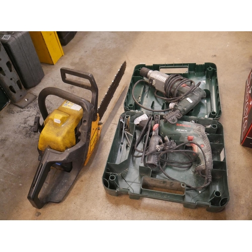 238 - 2 ELECTRIC DRILLS & CHAINSAW