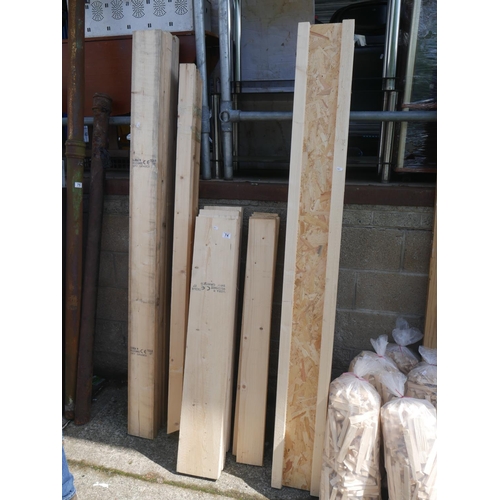 74 - LOT OF WHITE WOOD